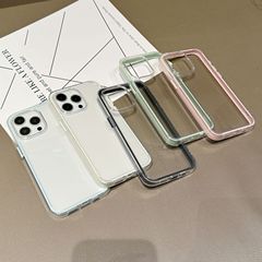 透明アクリル落下防止スリーインワンケース 16 iphone17pro 携帯電話ケース Apple 15 保護カバーに適しています