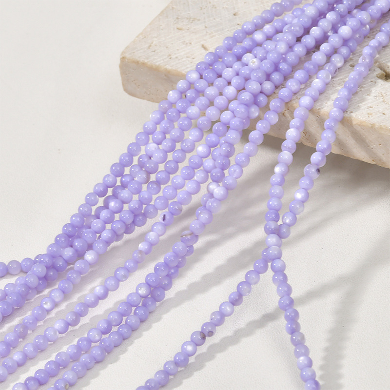 14g Weight Beads Jewelry Making Type DIY Jewelry Accessories Classification 1 Piece Quantity Shell Material Round Pattern Polishing New Product Design Vacation, Simple Style Style 1 Piece Shell Round DIY Jewelry Accessories Beads 16