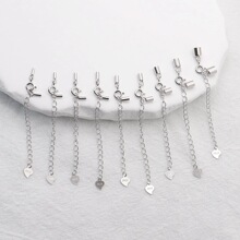 S925���y�y僰׽�Ƥ�K���β �������L������DIY����Ʒ����