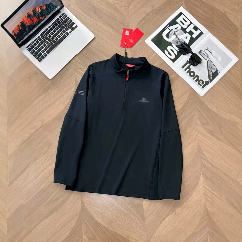 【Greeenland Ultra-Light T】Biyin L-Fen Spring and Autumn Men's Outdoor Sun-Protective Quick-Dry Antibacterial Stand-Collar Long-Sleeve T-Shirt 【Greeenland Ultra-Light T】Biyin L-Fen Spring and Autumn Men's Outdoor Sun-Protective Quick-Dry Antibacterial Stand-Collar Long-Sleeve T-Shirt
