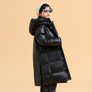 Factory direct children's down jacket parent-child clothing boys and girls thick windproof slim fit big children's clothing coat