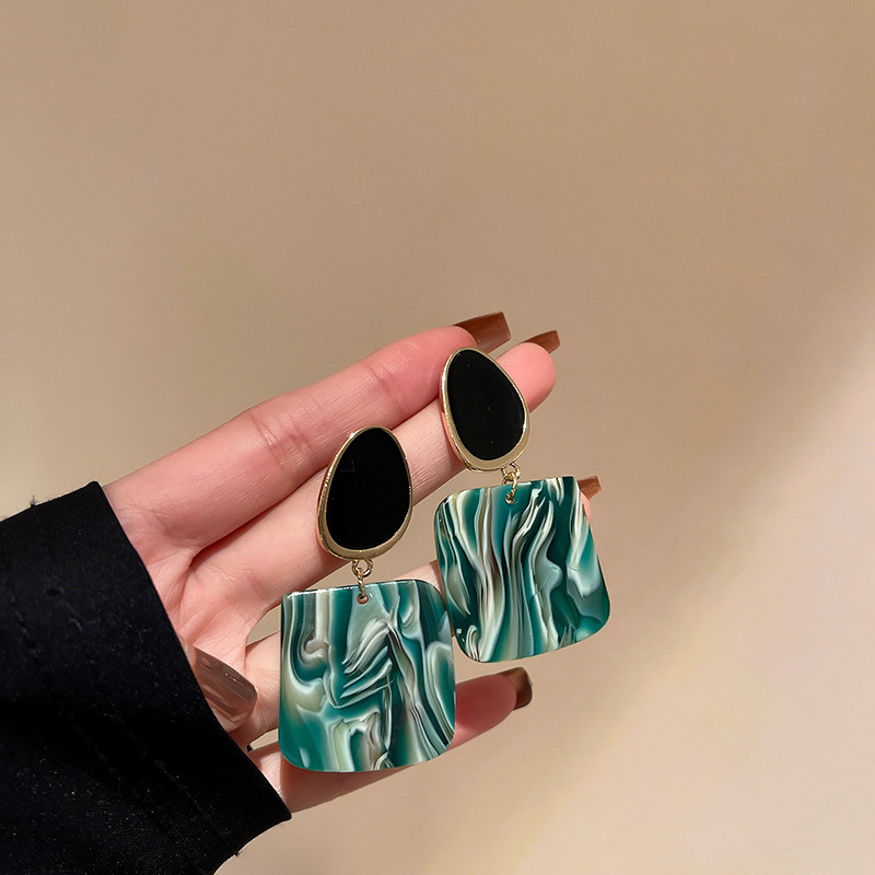20g Weight Fashion Geometric Arylic No Inlaid Earrings