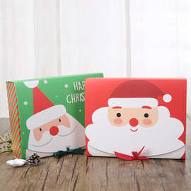 加工大号圣诞老人纸盒平安夜圣诞节苹果盒礼品礼物糖果装饰包装盒
