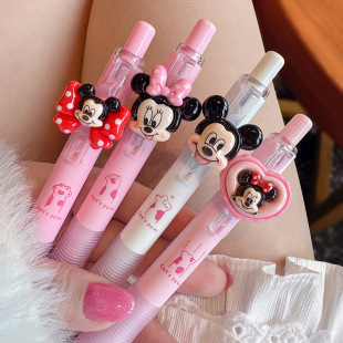 Good-Looking Children and Students Cartoon Cute Quick-Drying Decompression Press Ballpoint Pen with Replaceable Refill