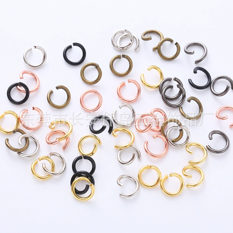 Оптовая Открытое кольцо одно кольцо ручное соединение Кольцо Закрытое кольцо оптом DIY браслет ожерелье аксессуары соединительное кольцо