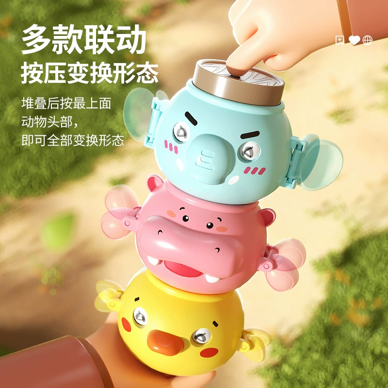 Amusing cartoon Jenga, tower, interactive toy, early education