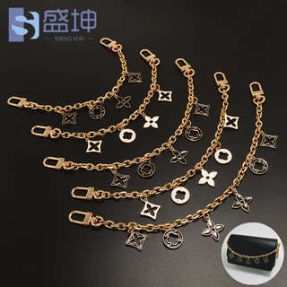 包包改造挂链装饰链条金属包带老花黑白色包带手提链肩带延长链