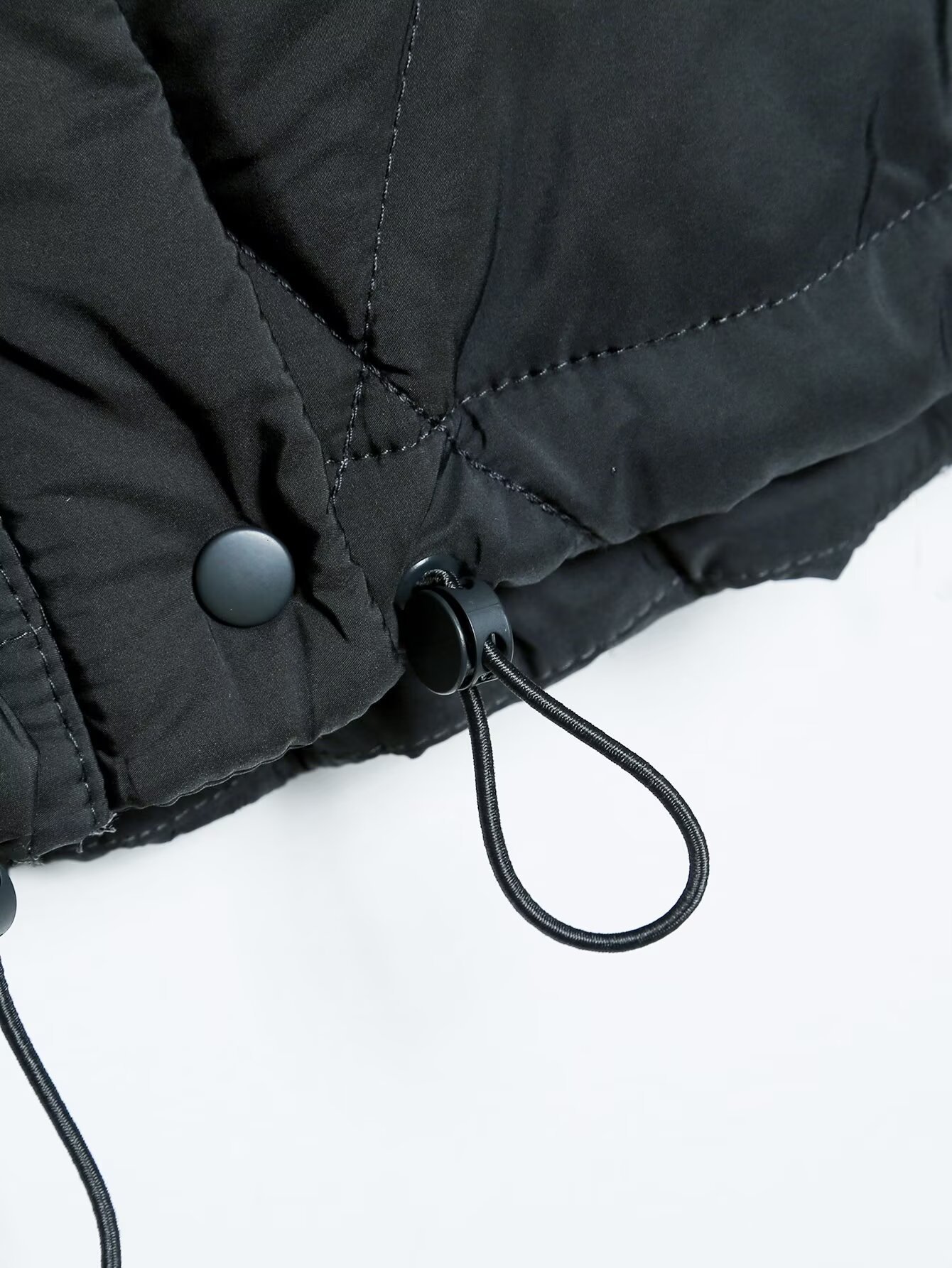 Abbigliamento donna autunno/inverno 2024 nuovo versatile colletto alto giacca in cotone con cappuccio pieghevole_voghion.com