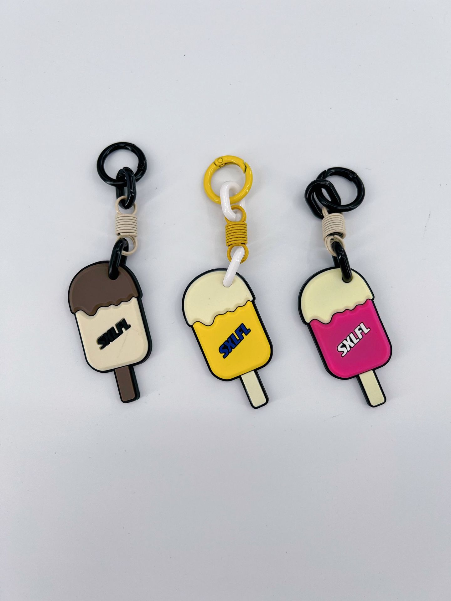 1 Piece Quantity 1 Piece PVC Hamburger Hot Dog Donuts Bag Charms