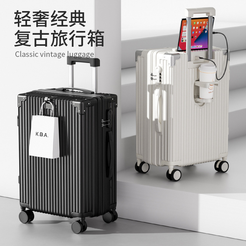 Luggage Case Women's 2025 New Multifunctional Suitcase 20-inch Boarded Case Luggage Case Men's 24-inch Password Box Luggage Case Luggage Case Women's 2025 New Multifunctional Suitcase 20-inch Boarded Case Luggage Case Men's 24-inch Password Box Luggage Case