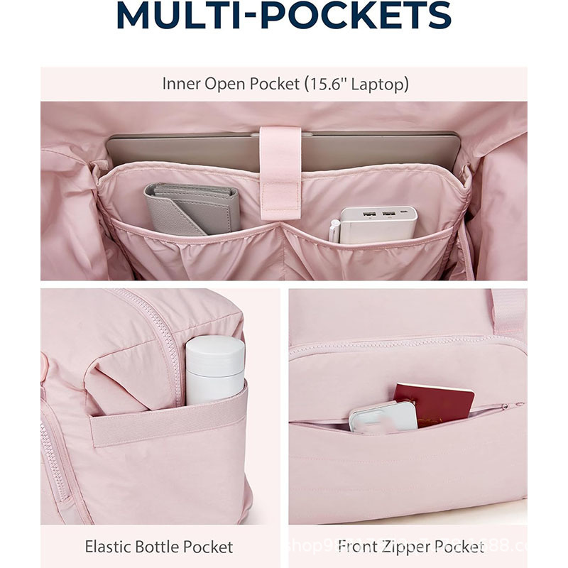 Amazon Bolsa de viaje caliente bolsa de fin de semana de mujer bolsa de noche grande bolsa de mano con cubierta de tirón
