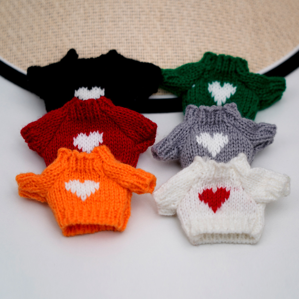 10cm Baby Clothes West Highland Dog Master Cotton Doll Clothes Toy Doll Doll Accessories Replacement Sweater Wholesale