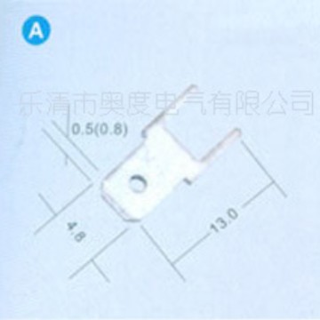 厂家直销DJ610-4.8*13，187插片端子