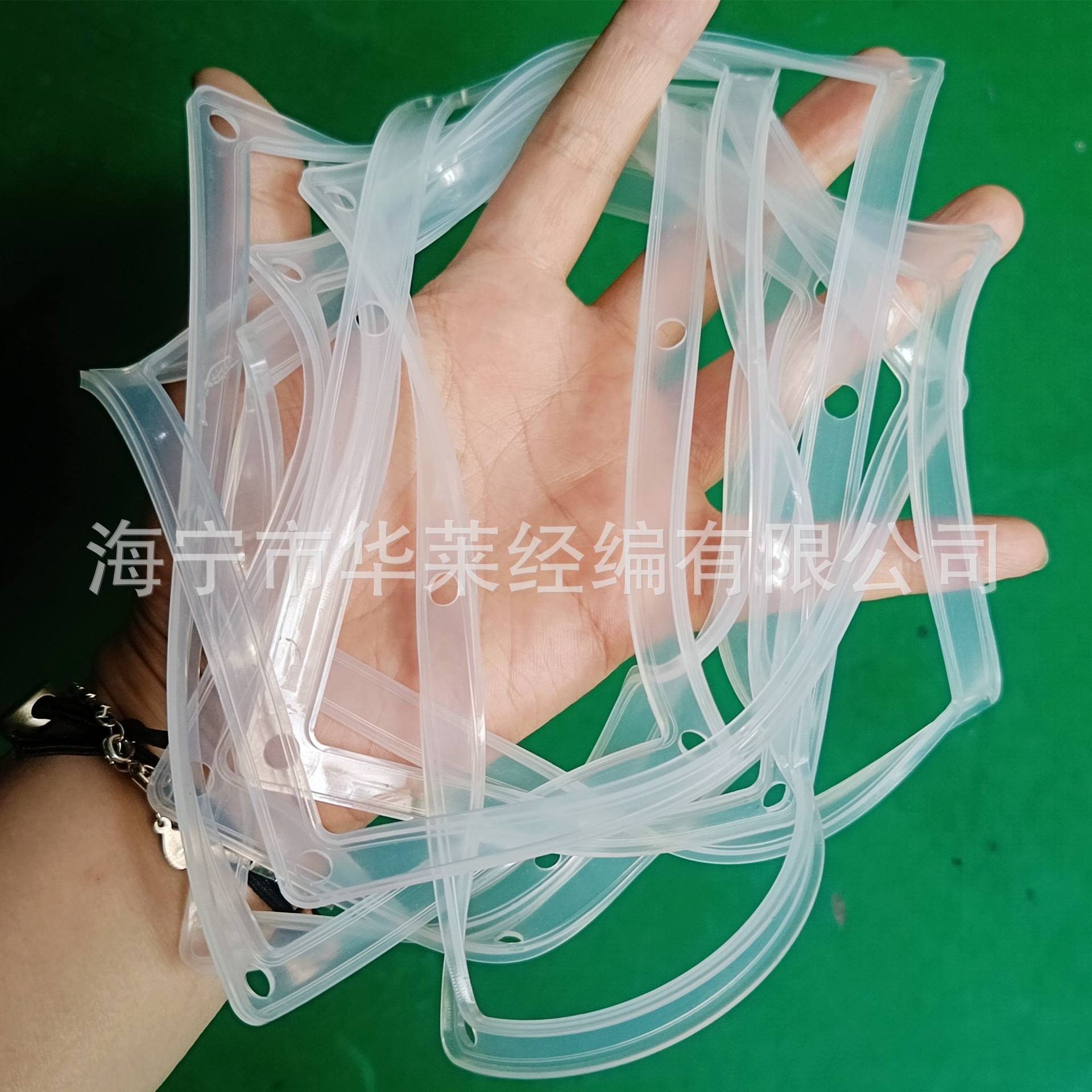 U型卡槽硅胶框  透明防水圈 食品级硅胶密封框 方形保鲜盒密封圈