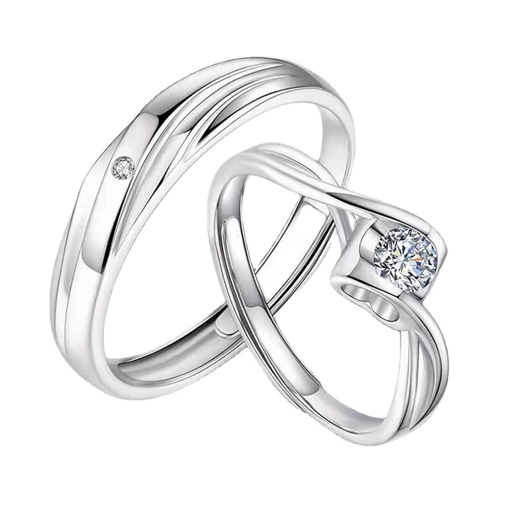 Adjustable wedding ring для любимого, серебро 925 образец