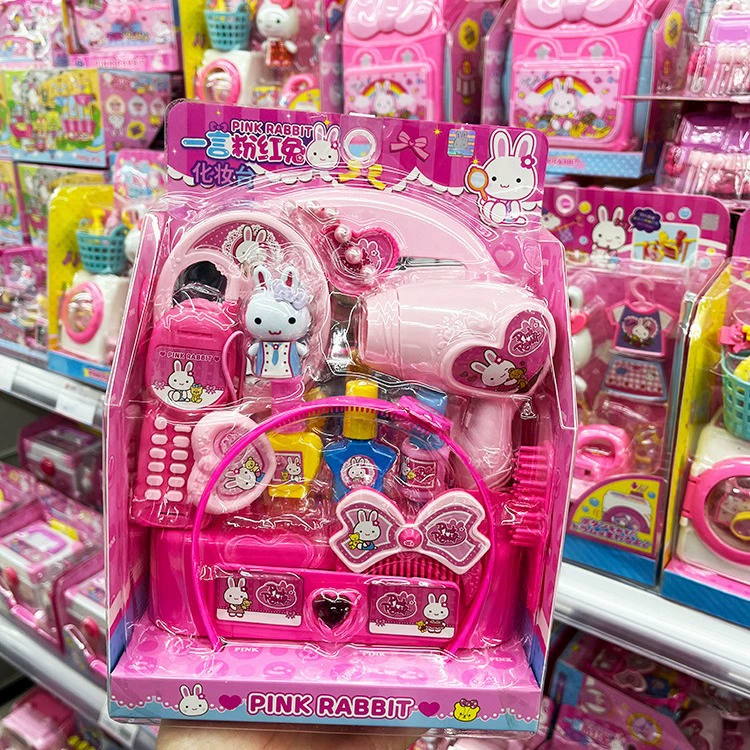 Слова Розовая Кролик Детская косметичка Моделирование туалетного столика