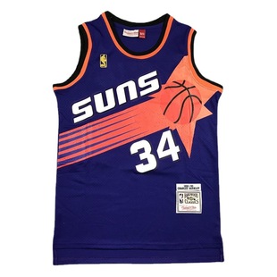 Летняя трансграничная майка Suns 13 Нэш Баркли винтажная вышитая баскетбольная форма сетчатый жилет для тренировок Спорт