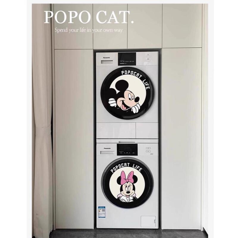 Mickey Bathroom Toilet Decoration Stickers Cartoon Dryer Cover Stickers Wall Stickers Self-adhesive Glass Window Stickers Ugly Cover Stickers