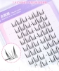 Four-leaf cat 60 clusters and ten rows glue-free