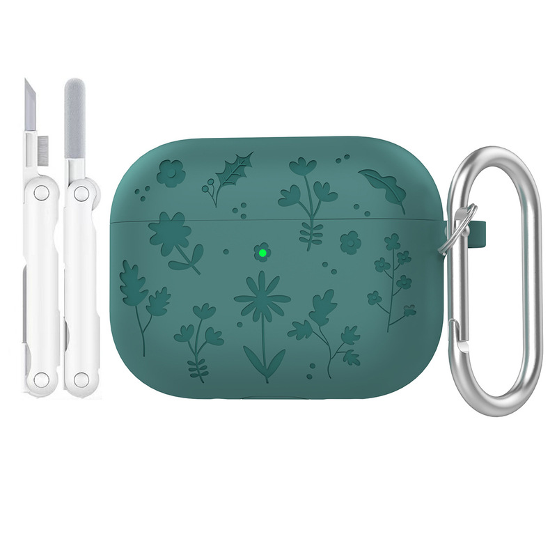 适用airpodspro3保护套液态硅胶纯色耳机壳苹果airpodspro3保护壳|undefined