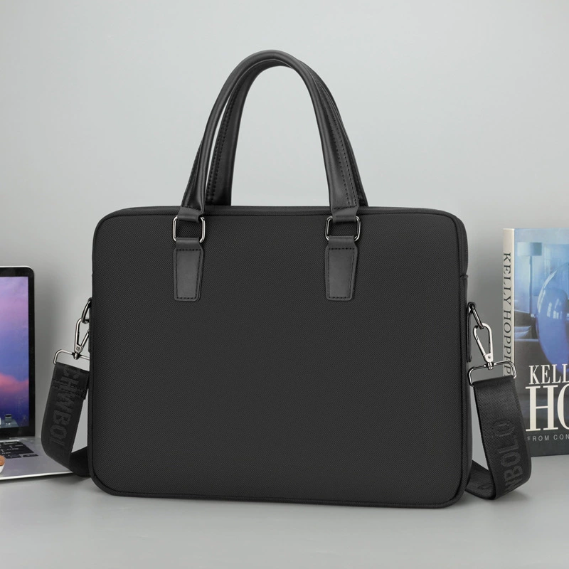 Capacious one-shoulder bag, laptop, business version, oxford cloth