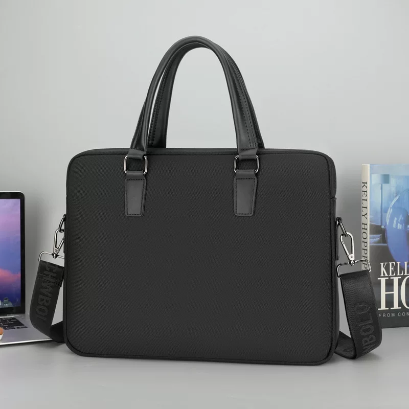 Capacious one-shoulder bag, laptop, business version, oxford cloth