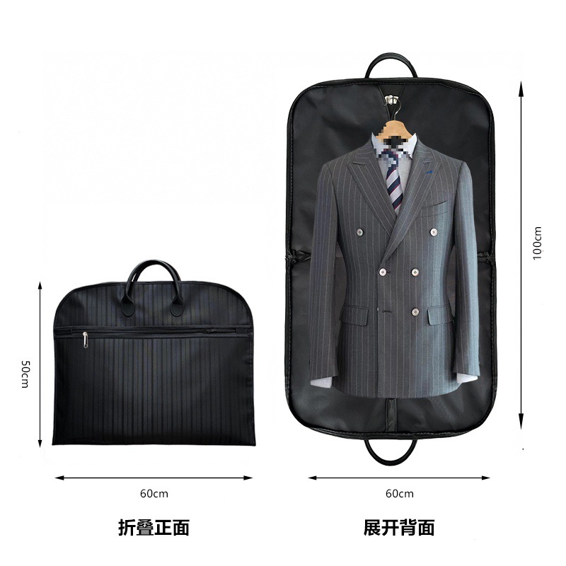 Oxford traje cubierta de polvo bolsa de almacenamiento bolsa de ropa traje personalizado cubierta de traje impermeable