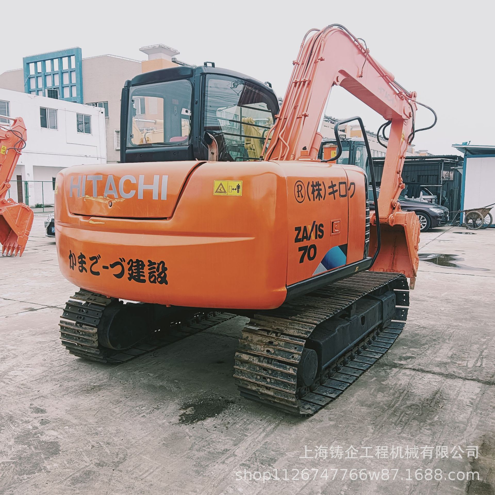 Hitachi九成新日立ZX70小型挖掘机7吨日立挖机通用履带液压挖掘机