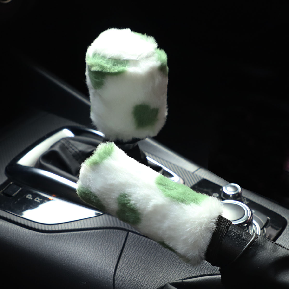 Sin anillo interior amor imitación conejo felpa elástica nueva cubierta del volante conjunto de dos piezas de tres piezas transfronterizas Amazon venta rápida