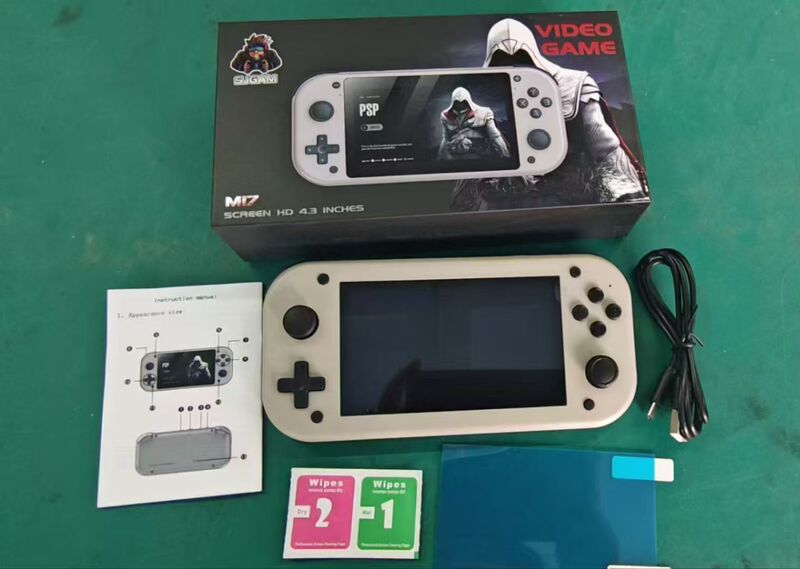 跨境新款M17掌机掌上游戏机4K高清PS1 PSP|undefined