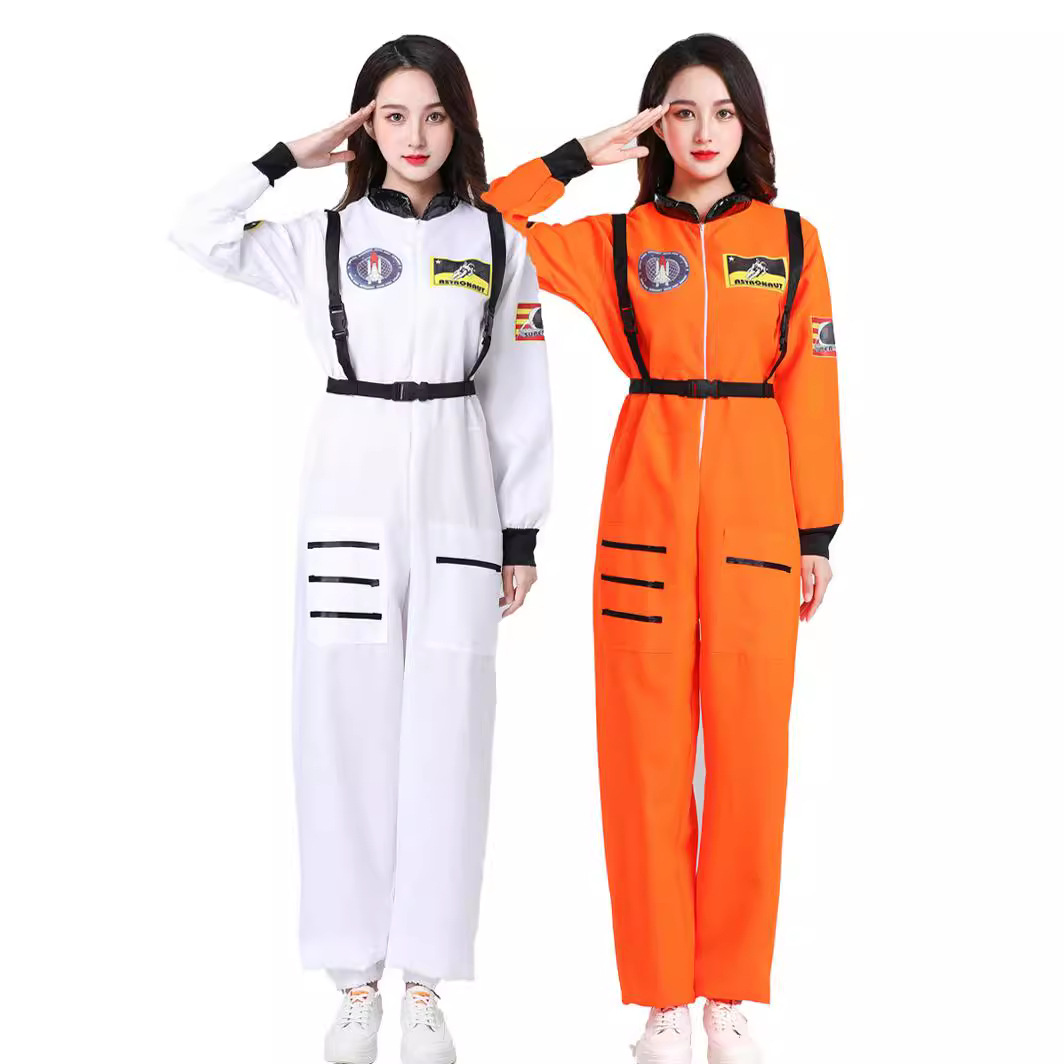 万圣节太空服cos航天飞行连体服成人宇航员衣服舞台表演服装