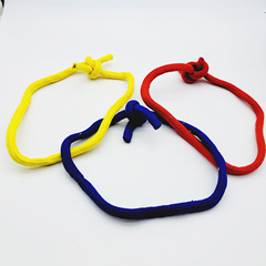 G0409 Three-Color Triple Loop Three-Rope Chain King Magic Magic Props Factory Wholesale Stage Rope
