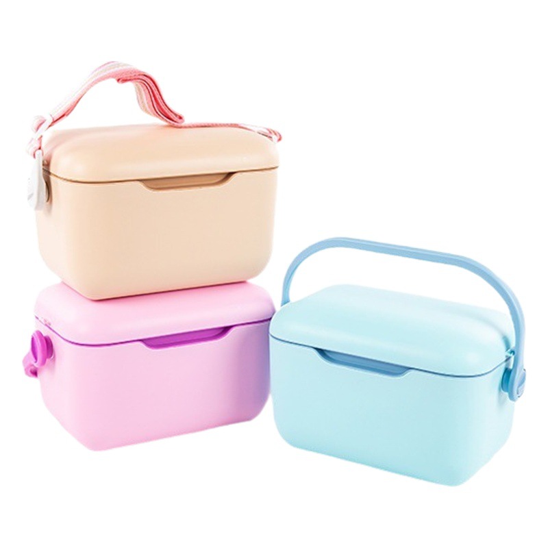 Caja aislante pequeña de 5 litros, caja de regalo para el Día Nacional y el Festival del Medio Otoño, picnic al aire libre, portátil, con correa para el hombro, caja de aislamiento y refrigeración de alimentos