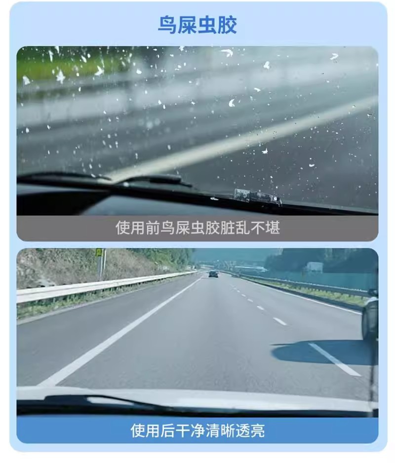 Car Ethanol Glass Cleaner, Antifreeze for Temperatures Below -40 Degrees, Removes Oil Film and Insect Residue, Large Bottle, Powerful Stain Remover, Cleaning Wiper Fluid