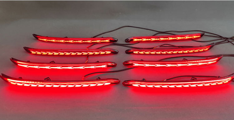 Suitable for 25 Geely Binyue L Rear Bumper Lights Proton X50 Modified Led Brake Lights Streamer Tail Lights