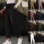 独立秋冬跨境口袋长裤