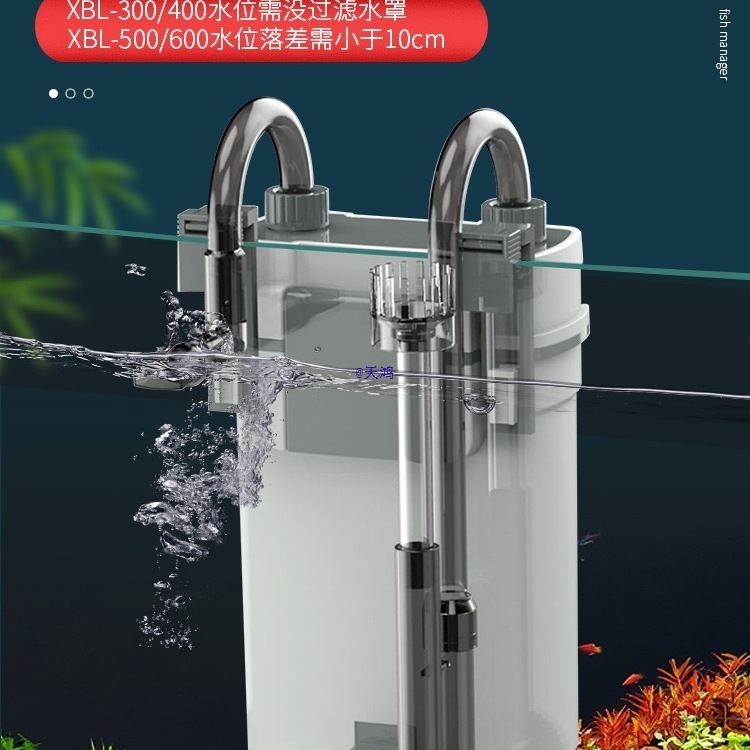 超静音小鱼缸过滤器净水循环三合一氧气增氧泵制氧一体机免换水大