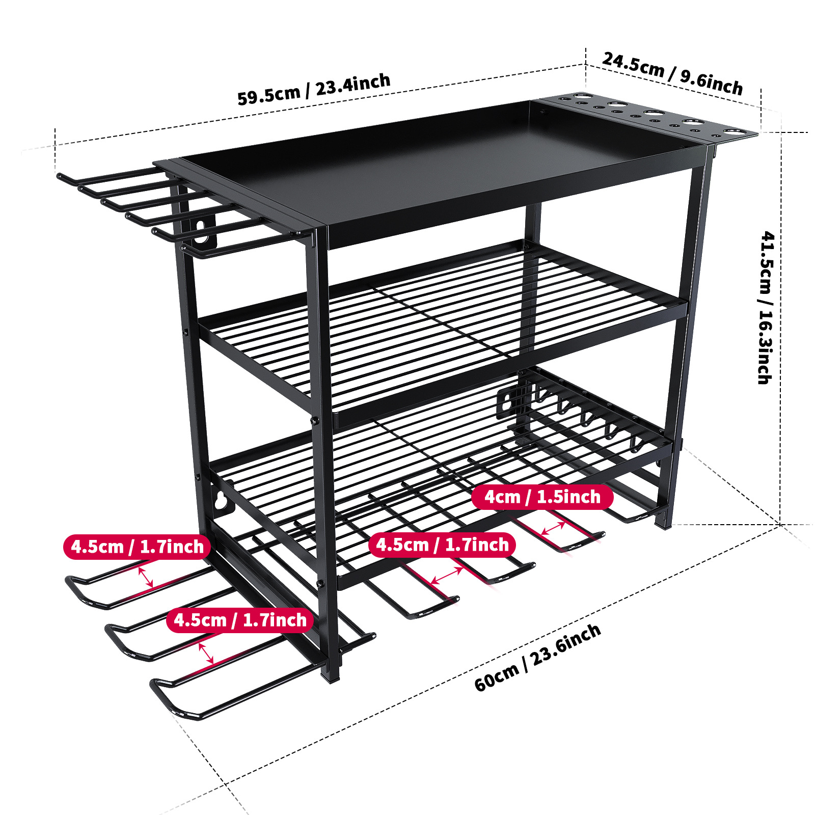 4 개의 레이어 (컬러 박스)