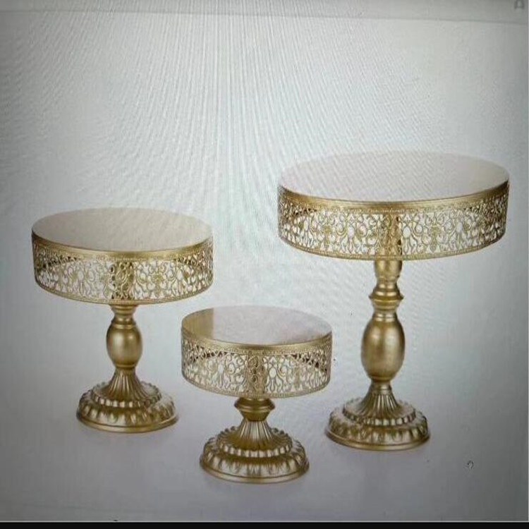 Estilo europeo creativo oro hueco soporte de la torta accesorios de la boda decoración de la Mesa de postre tienda de postres pastel de postre combinación