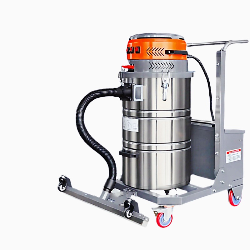 aspirador de polvo pesado de doble propósito de secado y húmedo de astillas de hierro para taller de fábrica de aspirador de polvo industrial de alta potencia