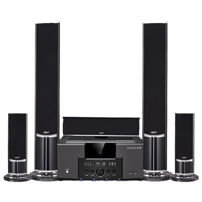 先科(SAST) ホームシアター音響セット5.1 bluetooth家庭用テレビリビングスピーカー壁掛け着地|undefined