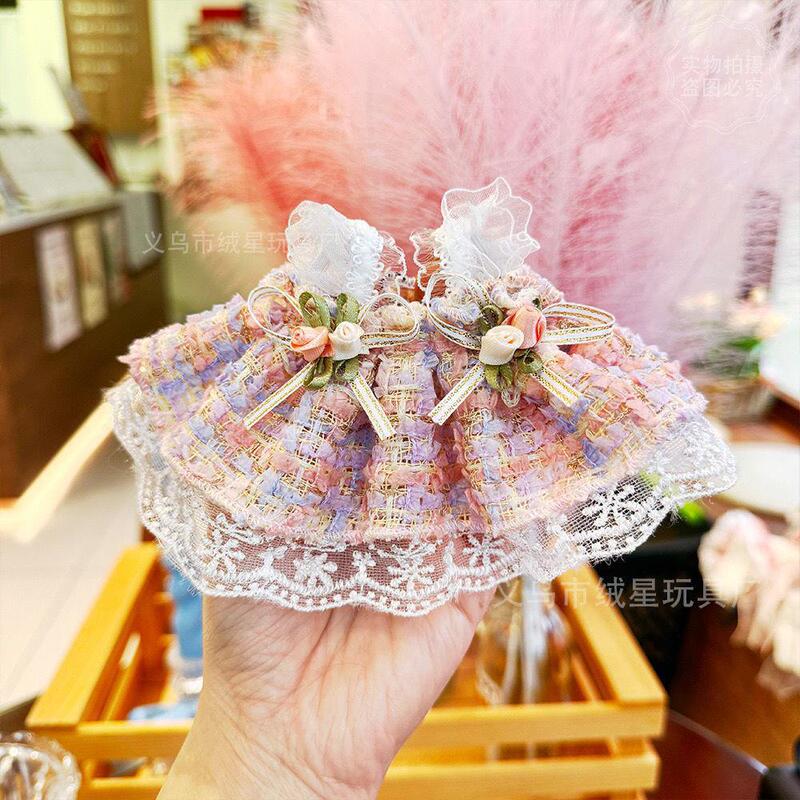 新款娃衣蕾丝蓬蓬裙公主裙棉花娃衣服小香风创意宫廷风18-23cm|undefined