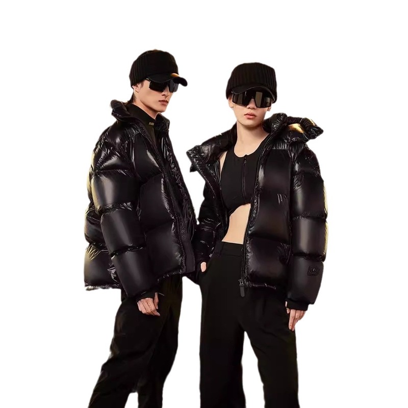 黑珍珠3.0鹅绒四格羽绒服女短款反季新款冬季哈尔滨东北加厚外套|undefined