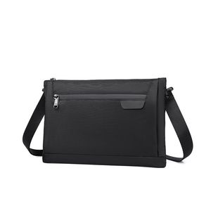 Nylon Cloth Tablet Bag New Fashion Simple Solid Color Shoulder Bag Trendy Versatile Waterproof Crossbody Messenger Bag