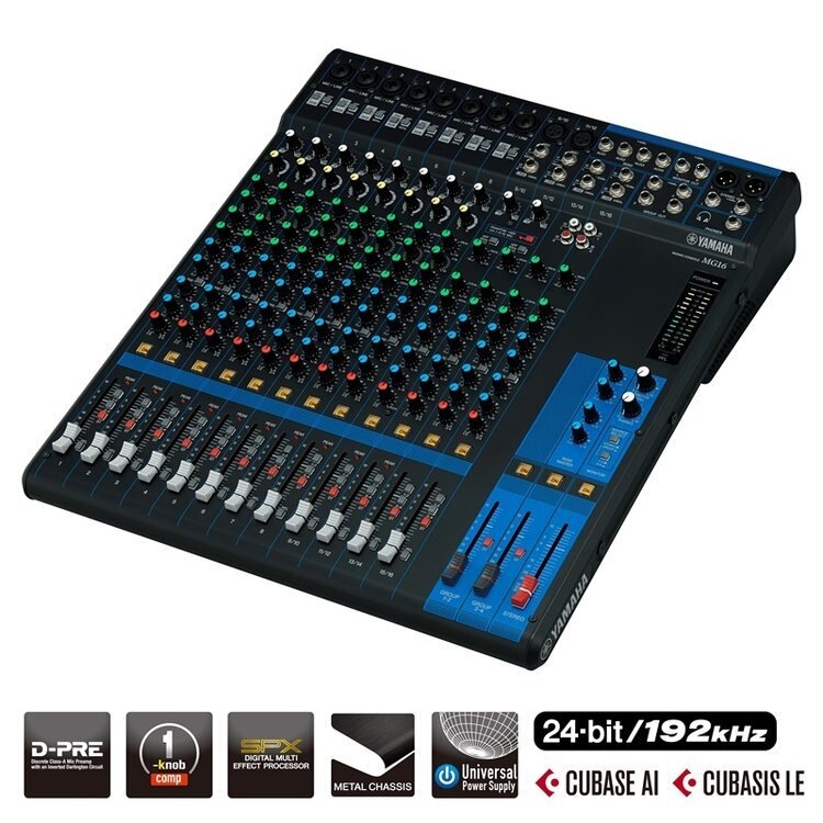 Yamaha Mg16Xu Analog Mixer with Effects