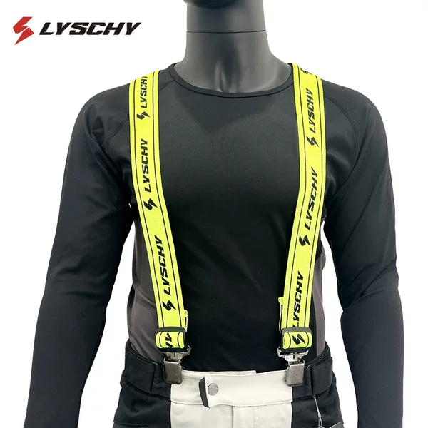 Motorcycle Riding Pants Suspenders, High Elasticity, Rust-Resistant, Unisex Motorcycle Rally Pants Suspenders, Thickened Motorcycle Pants Accessories