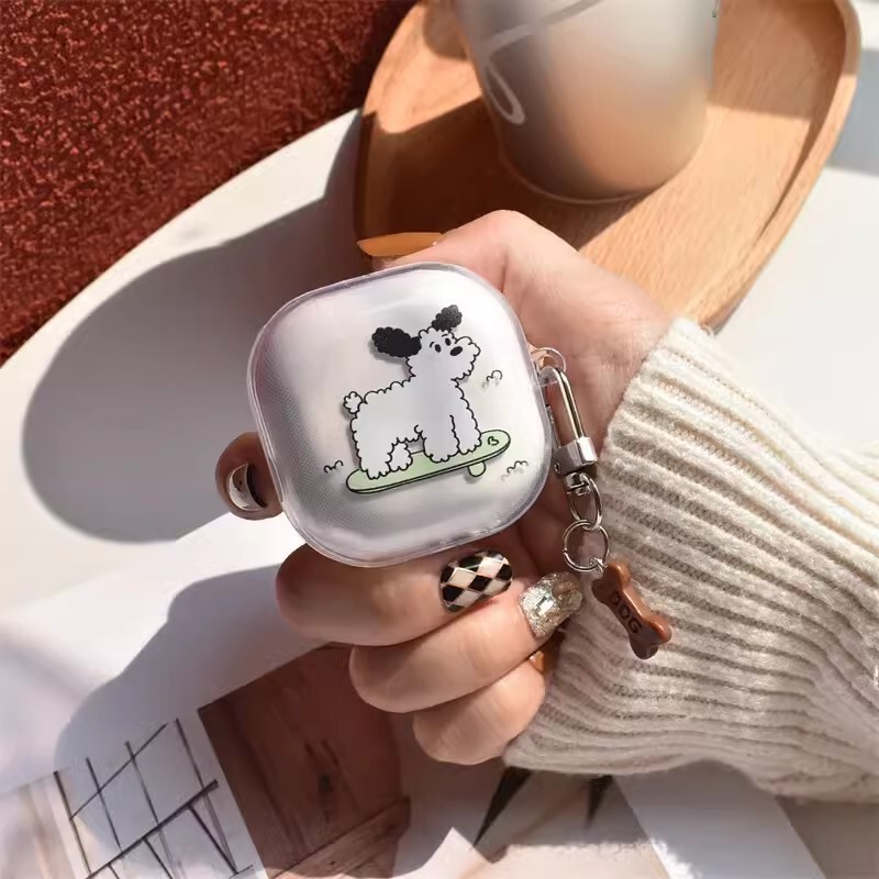 For Samsung Buds FE/Live Headset Protective Case Creative Cartoon Pendant Buds2Pro Bluetooth Soft Case
