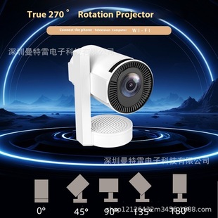 Cross-Border New High-Brightness Projector Hd Smart Home Wall Projection Android 13 Projector Foreign Trade Home Theater