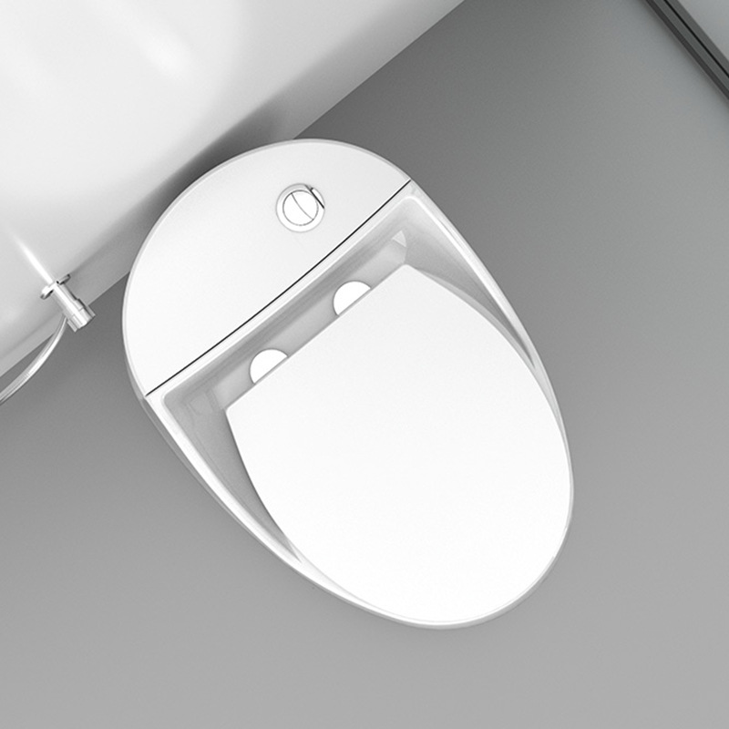 asiento de inodoro interior tipo sifón asiento de inodoro redondo asiento de huevo portador de peso duradero tipo supertorsión general ahorro de agua