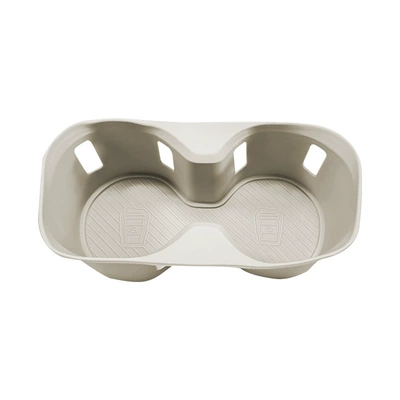 Suitable for Zeekr 8X Water Cup Holder Silicone Anti-Slip Shock-Absorbing Water Cup Mat Storage Box Accessories Interior Modification (Anti-slip mat) - 26-ji-krypton-8x-central-water-coaster-white
